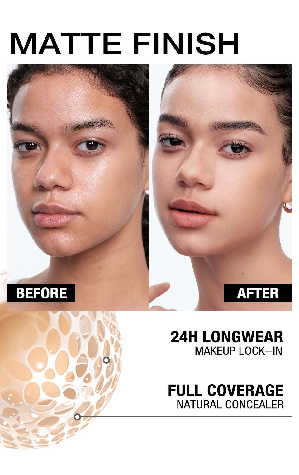 O.TWO.O HAUTE MATTE MESH CUSHION CREAM