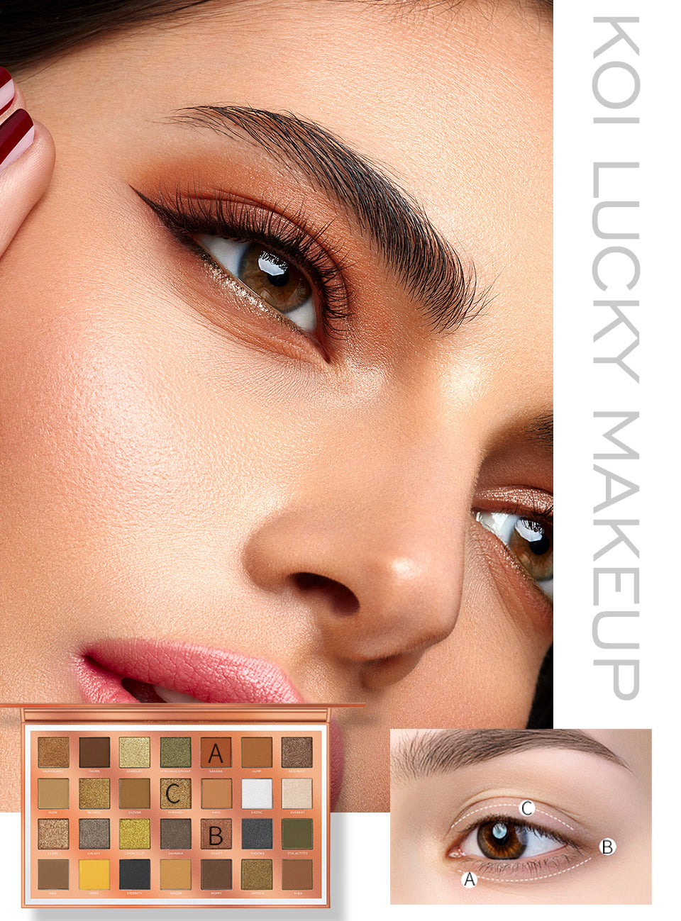 O.TWO.O EYE ESSENCE PALETTE (28 COLORS EYESHADOW)