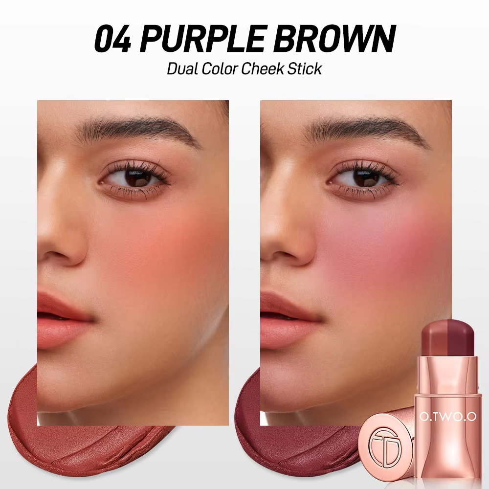 O.TWO.O HAUTE DUAL COLOR SILKY SOFT LIP AND CHEEK STICK