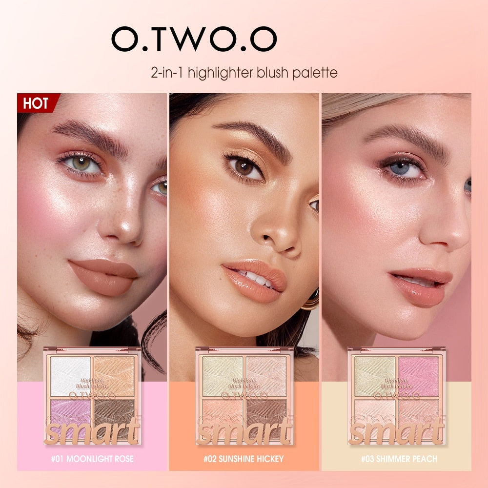 O.TWO.O HIGHLIGHT AND BLUSH PALETTE