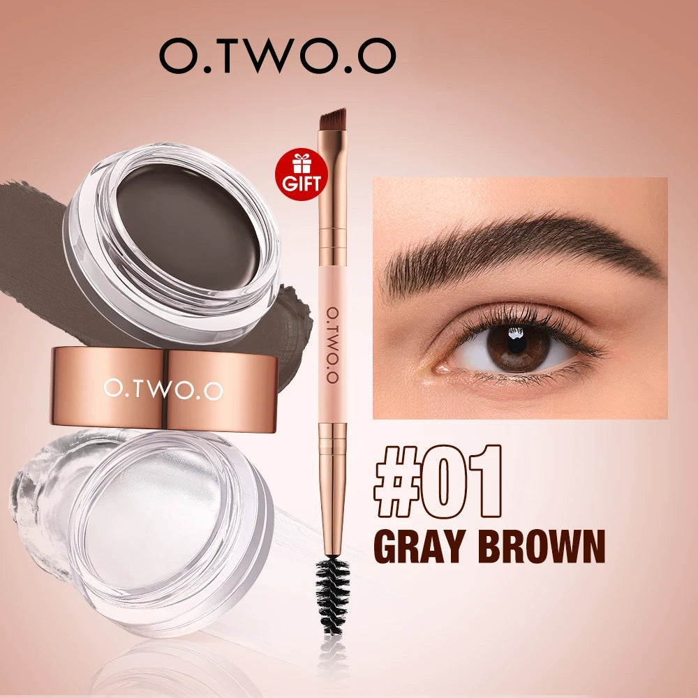 O.TWO.O FLUFF SHAPING BROW WAX AND BROW CREAM
