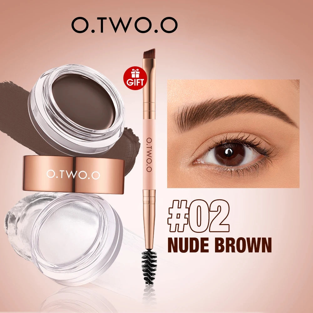 O.TWO.O FLUFF SHAPING BROW WAX AND BROW CREAM