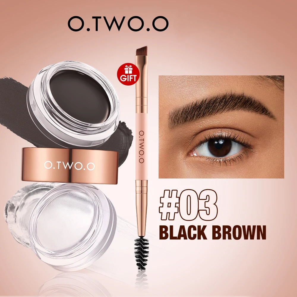 O.TWO.O FLUFF SHAPING BROW WAX AND BROW CREAM