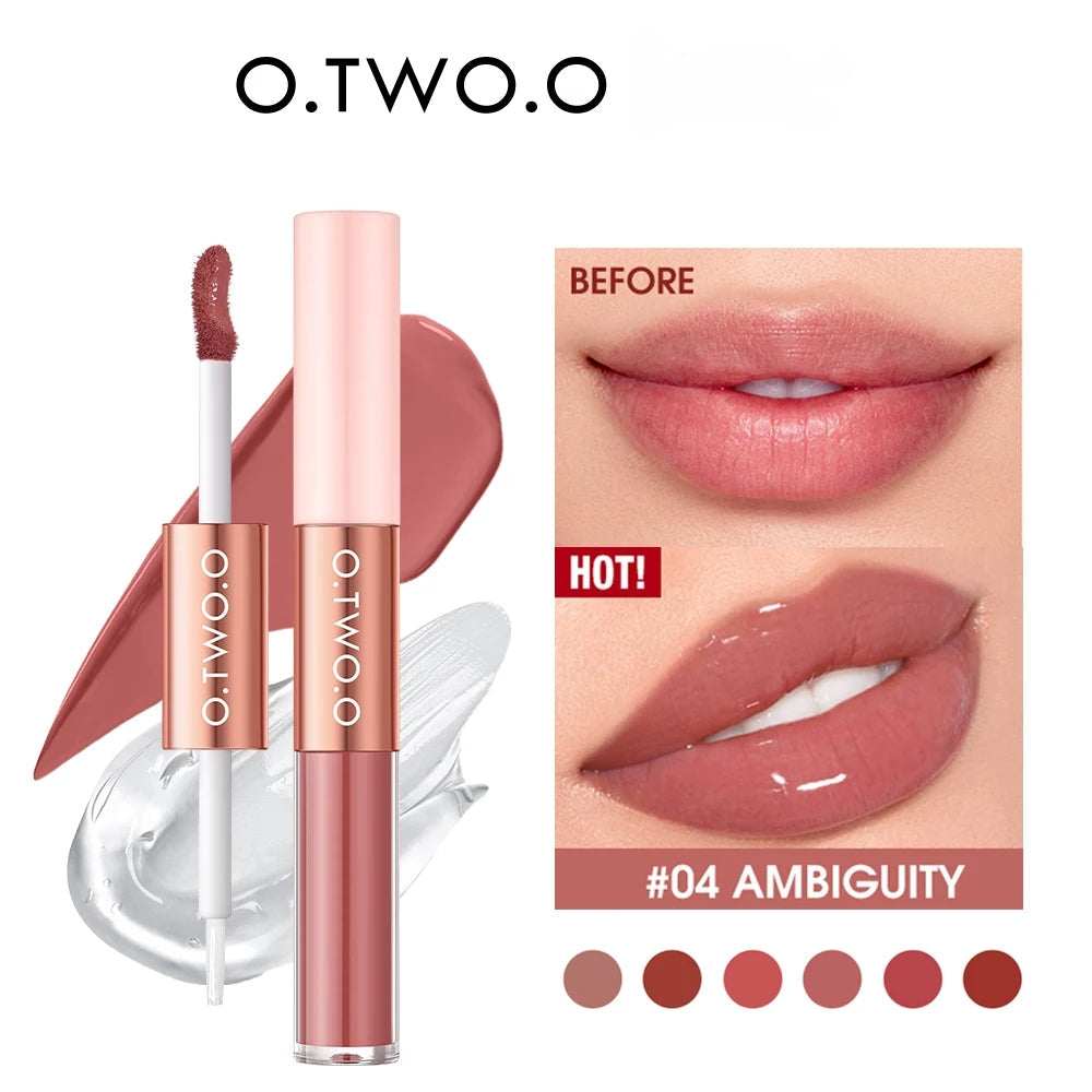 O.TWO.O DOUBLE EFFECT MATTE AND GLOSS LIPSTICK