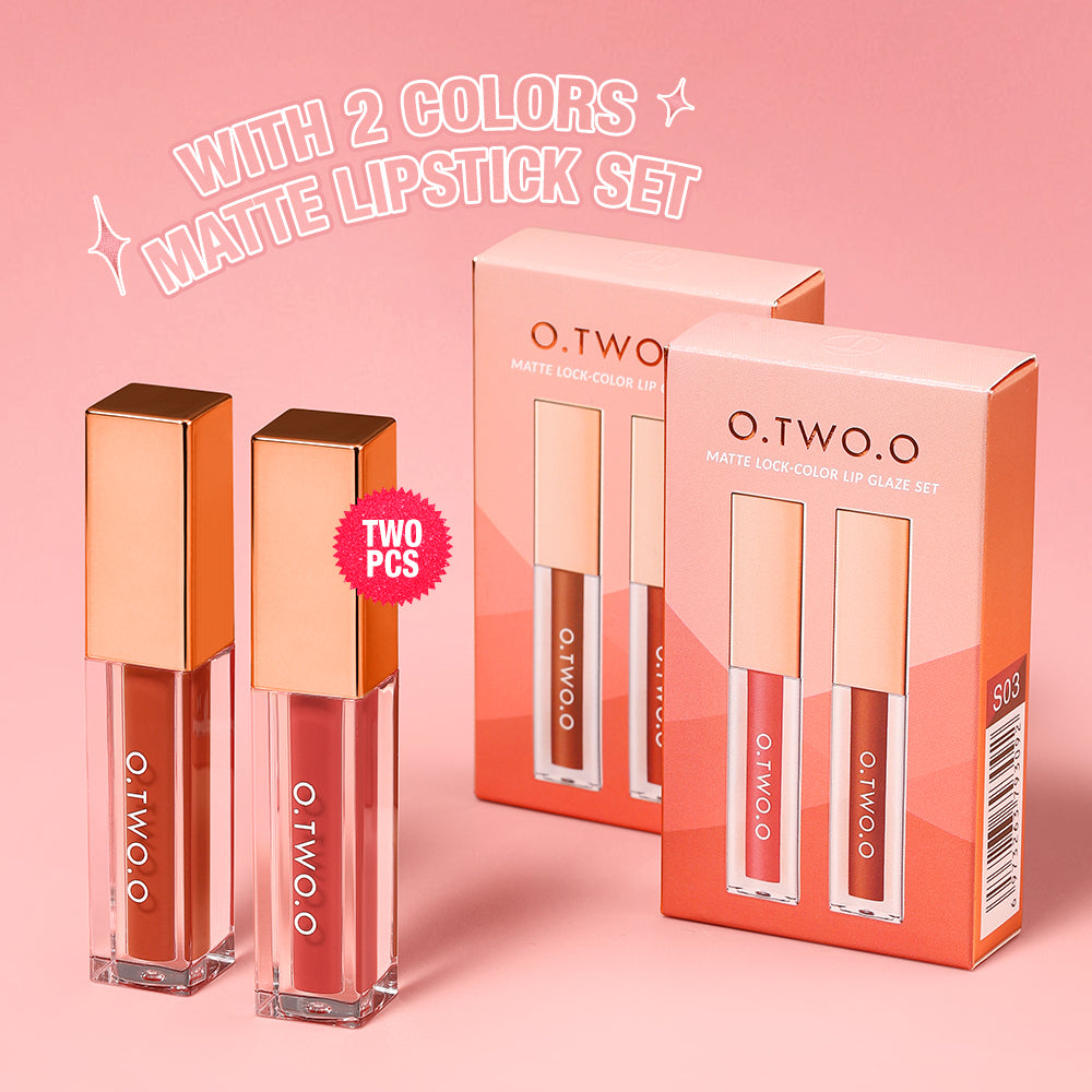 O.TWO.O MATTE LOCK COLOR LIP GLAZE SET