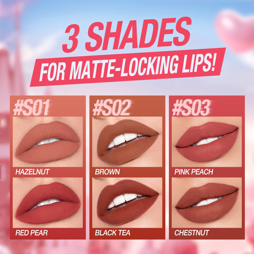 O.TWO.O MATTE LOCK COLOR LIP GLAZE SET