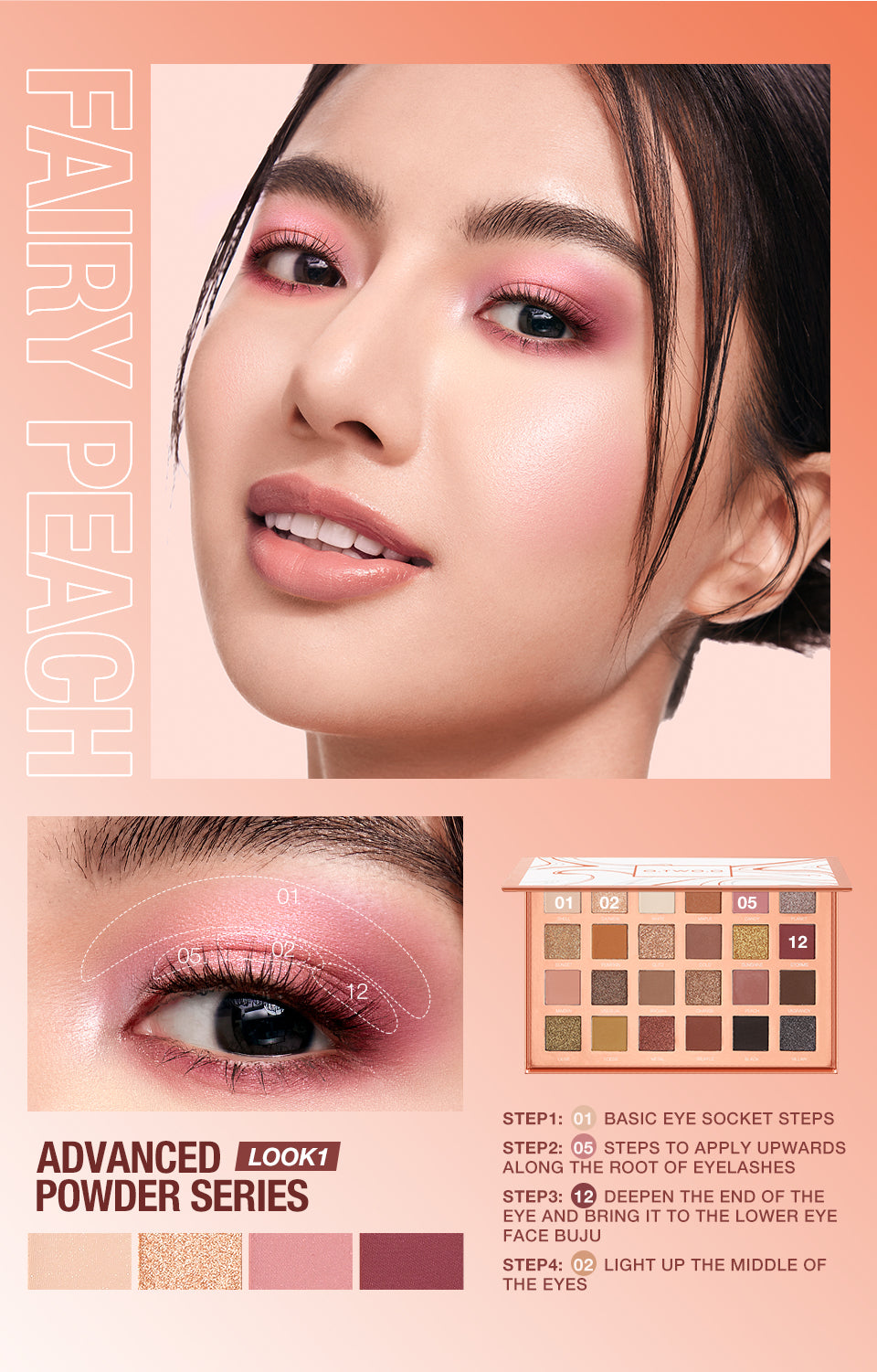 O.TWO.O AURORA DAWN EYESHADOW PALETTE