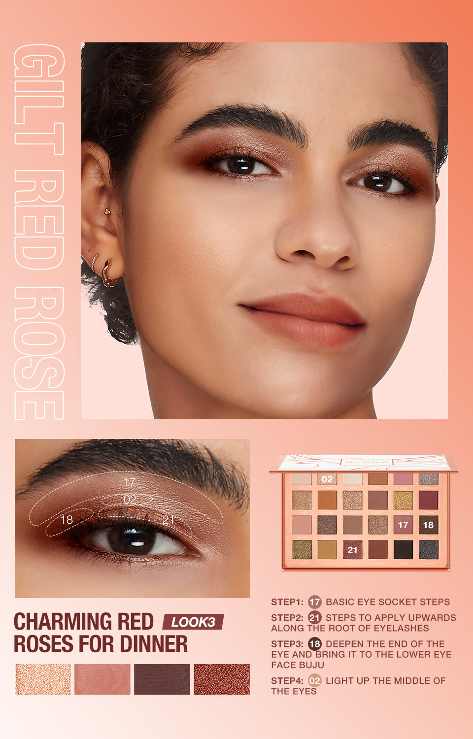 O.TWO.O AURORA DAWN EYESHADOW PALETTE