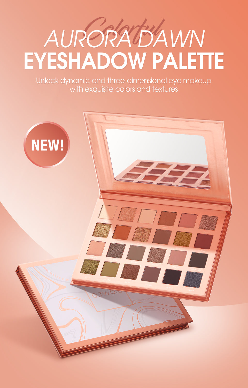 O.TWO.O AURORA DAWN EYESHADOW PALETTE