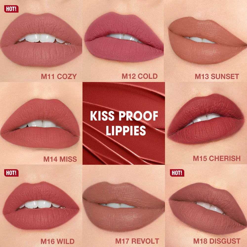 O.TWO.O MISTY KISS LOCK COLOUR MATTE LIPSTICK