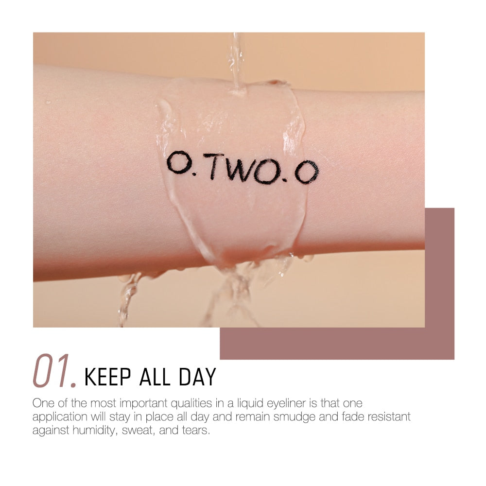 O.TWO.O ROSE GOLD WATERPROOF LIQUID EYELINER