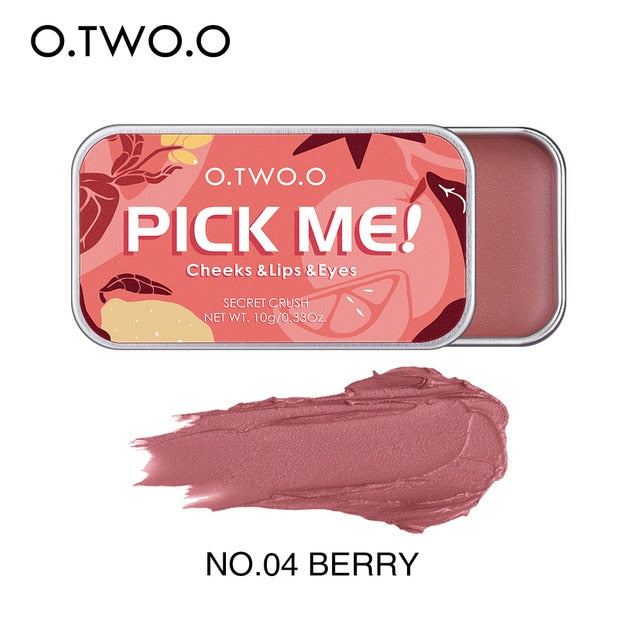 O.TWO.O PICK ME CHEEKS LIPS & EYES TINT