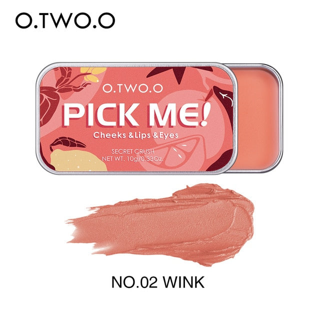 O.TWO.O PICK ME CHEEKS LIPS & EYES TINT