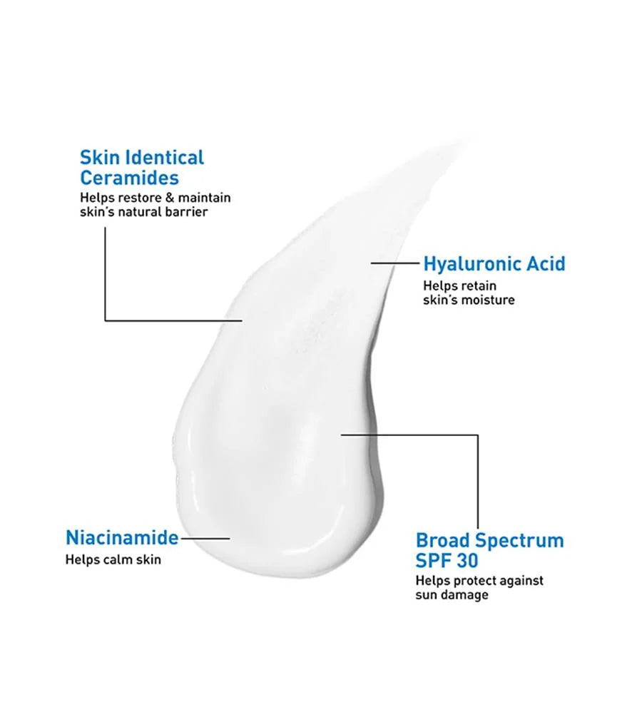 Cerave AM Facial moisturizing Lotion With Broad spectrum Spf 30.