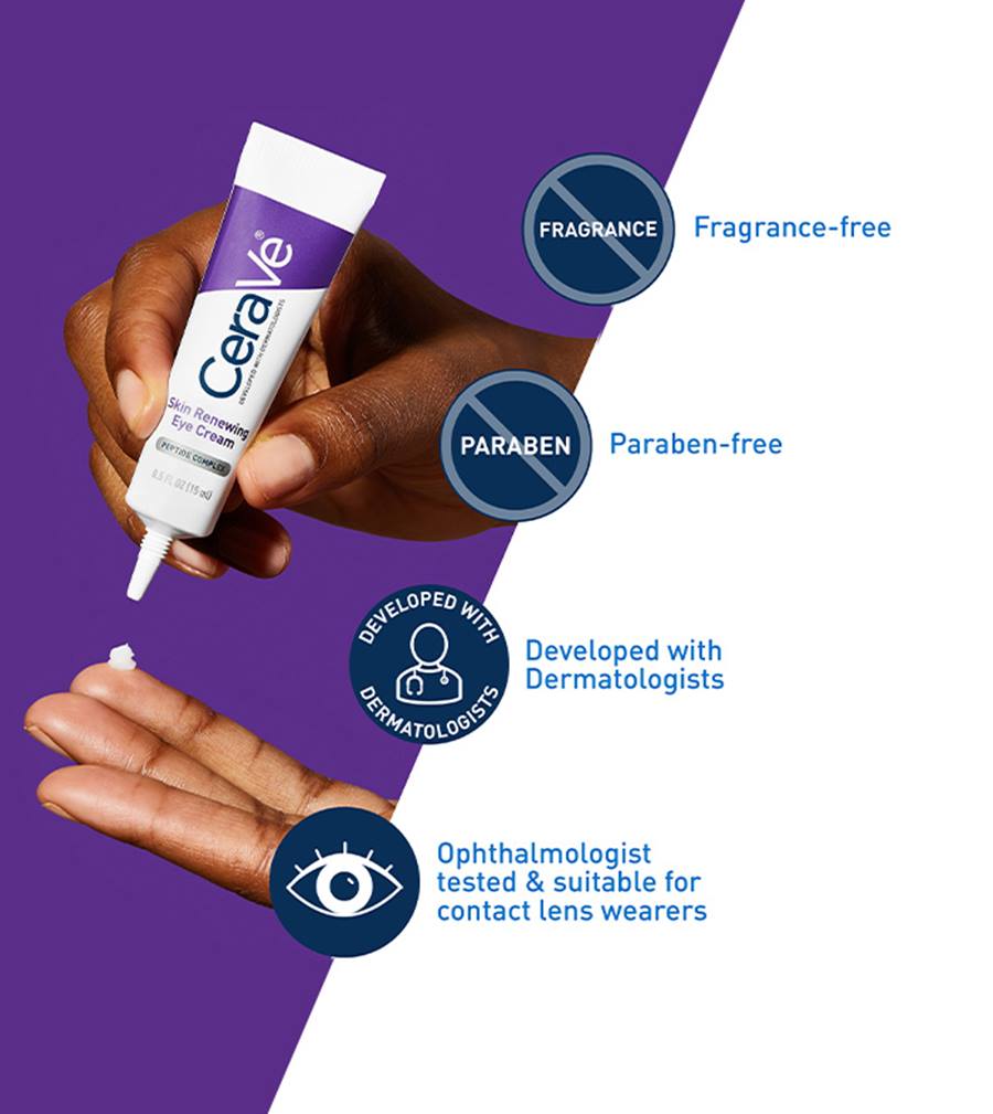 Cerave Skin Renewing Eye Cream.