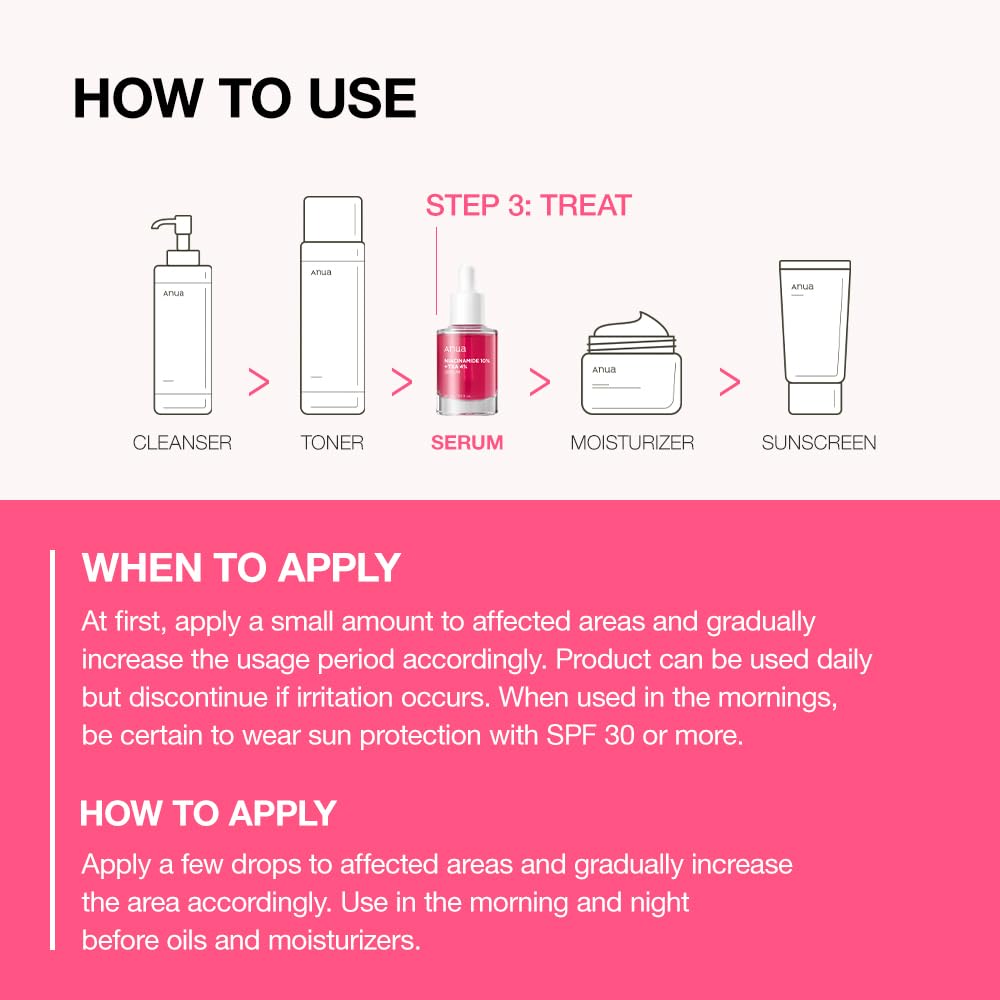 Anua Niacinamide 10% + TXA 4% Dark spot Correcting Serum 30 mL