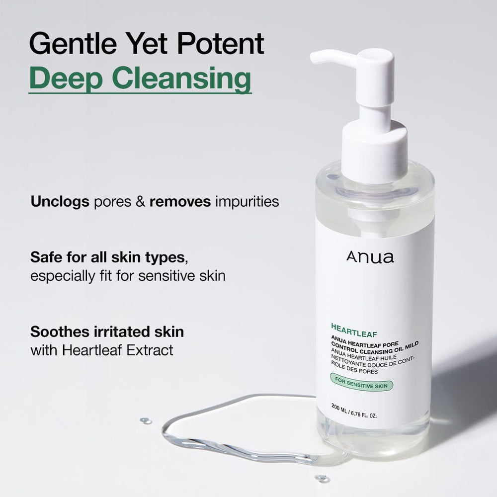 Anua heartleaf Pore Control Cleansing Oil Mild