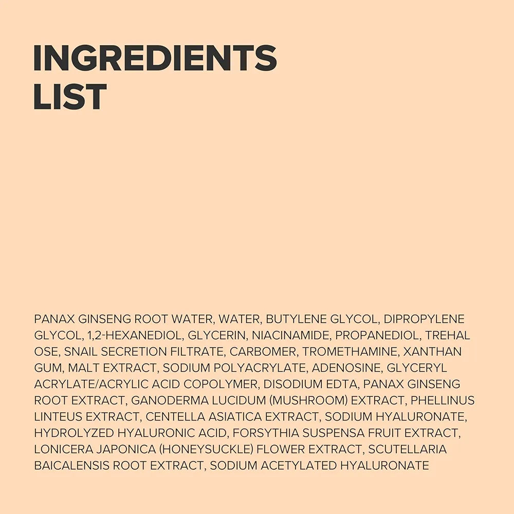 Beauty of Joseon Serum Including Ginseng And Snail Mucin