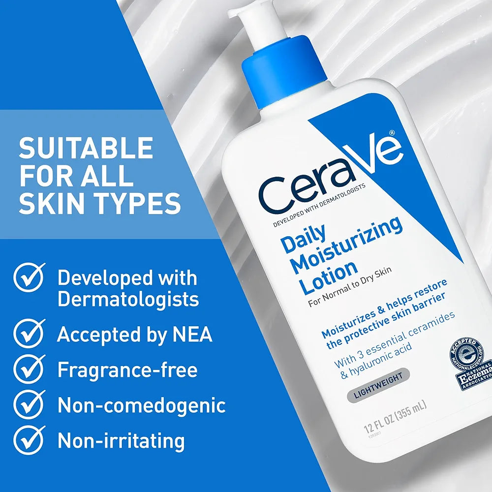 Cera ve Moisturizing Lotion-236 ML. Dry to very Dry skin.