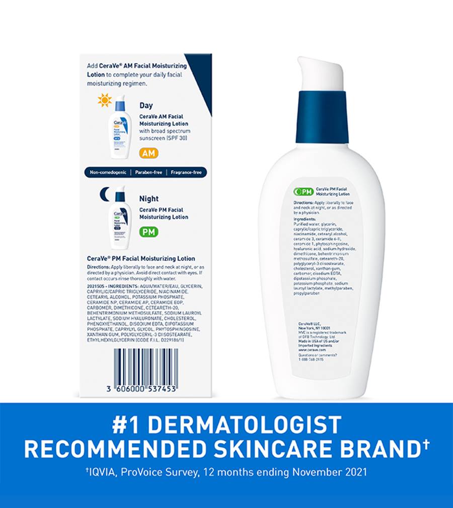 Cerave PM ULTRA LIGHTWEIGHT Facial moisturizing Lotion