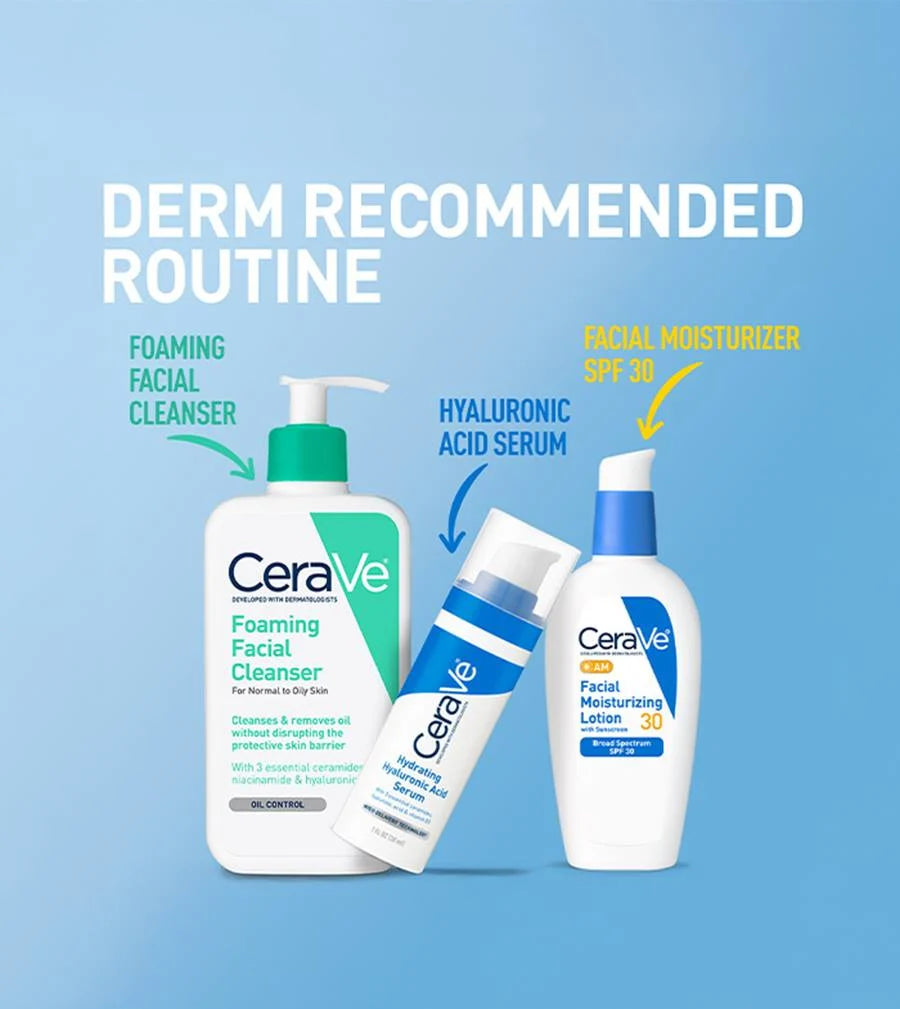 Cerave AM Facial moisturizing Lotion With Broad spectrum Spf 30.