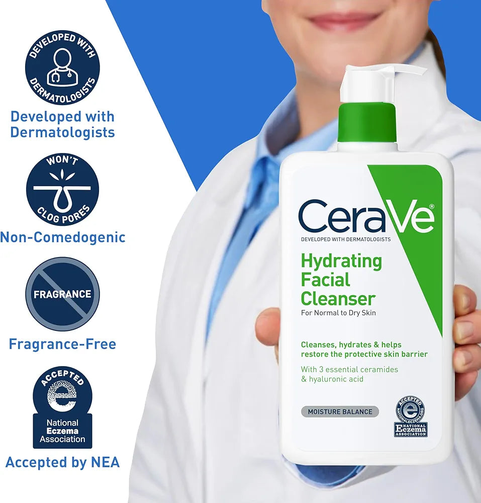 CeraVe Hydrating Cleanser for Normal to Dry Skin 236ml