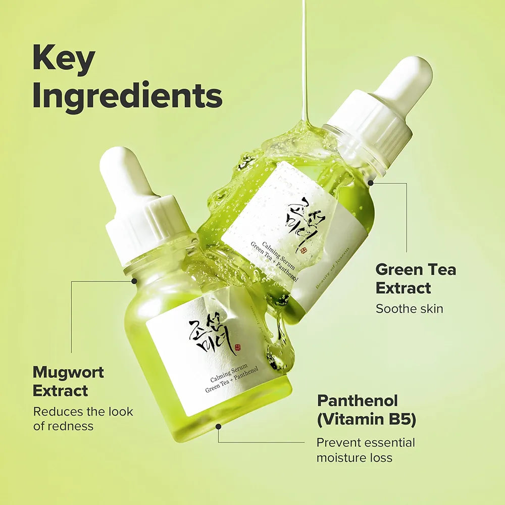 Beauty of Joseon Calming Serum including Green tea and panthenol