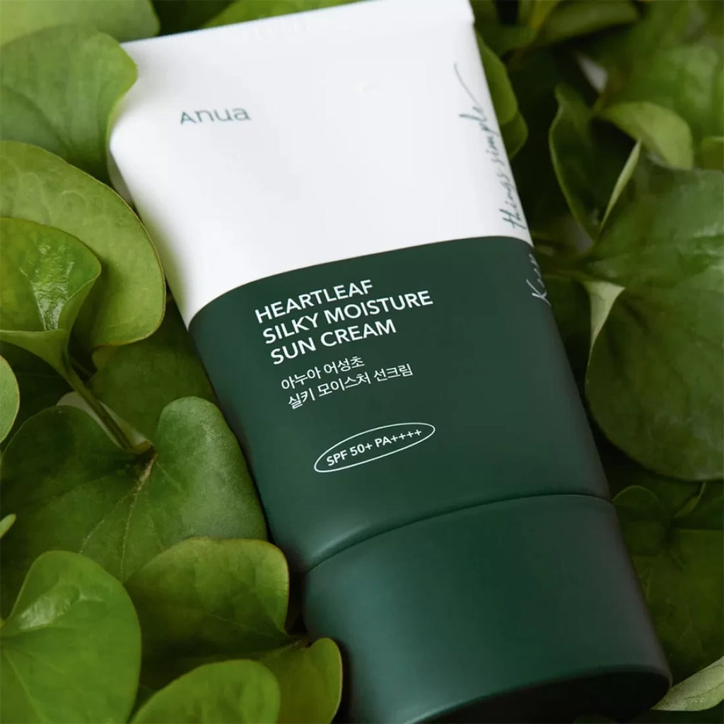 Anua Heartleaf Silky Moisture Sun Cream spf 50+ PA++++🌞🍃
