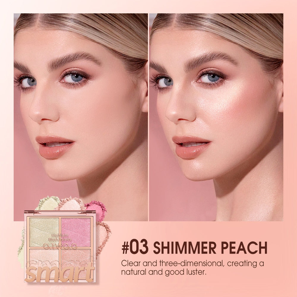 O.TWO.O HIGHLIGHT AND BLUSH PALETTE